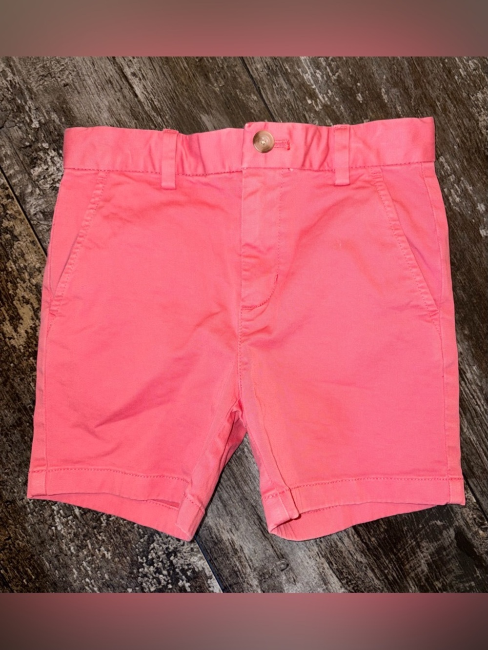 Vineyard vines boys salmon Chino Shorts